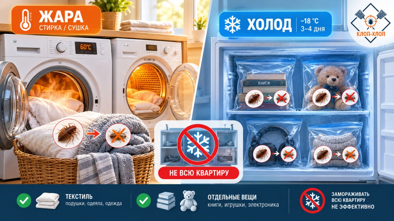 Температурный шок: холод и жара против вредителей